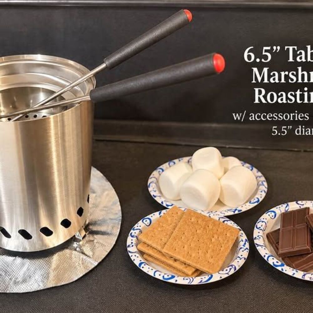 6.5” Tabletop S’mores Roasting Stove w/ Accessories -NEW-